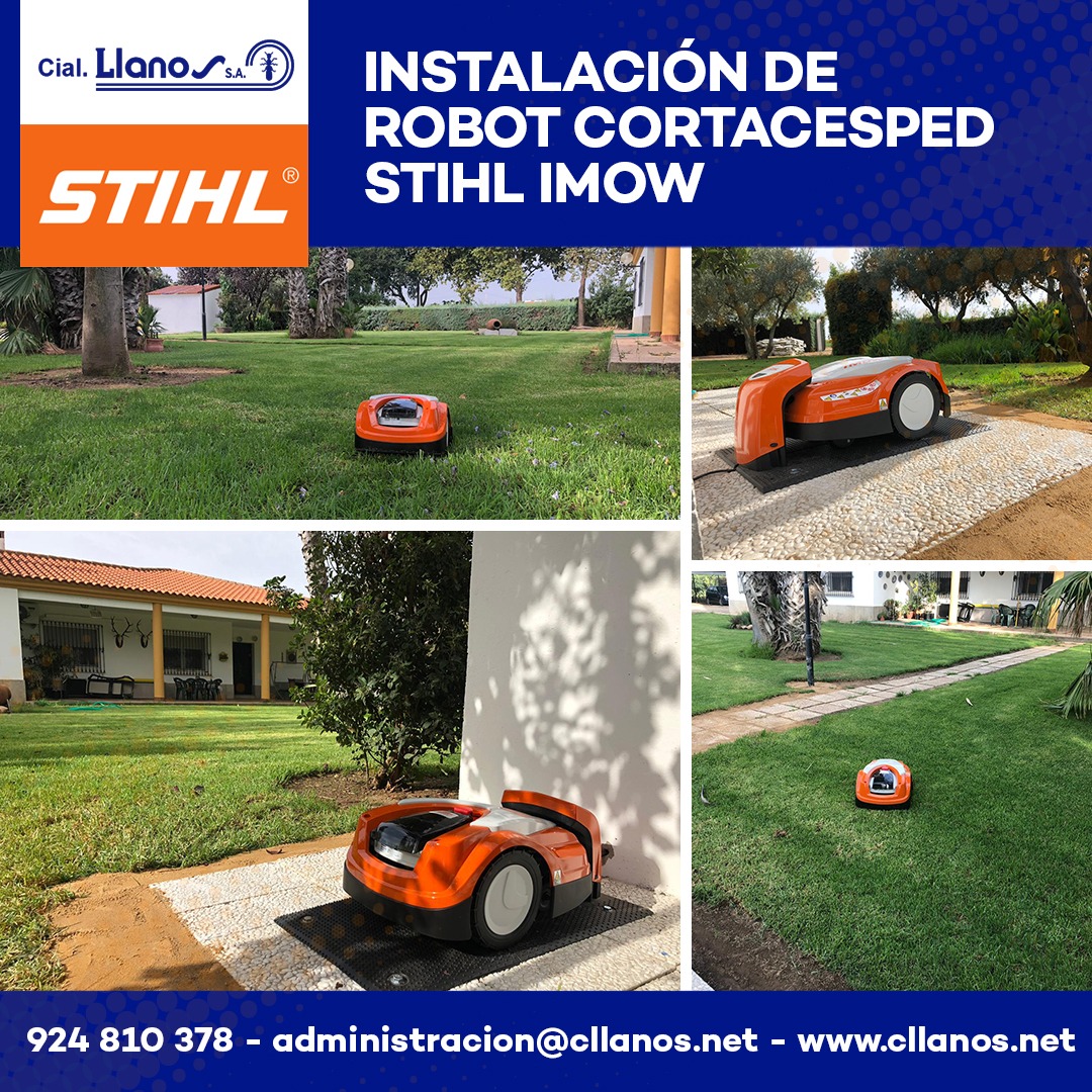 Instalación de Robot cortacesped STIHL IMOW - Maquinaria Agrícola