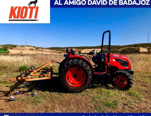 NUEVA ENTREGA DE TRACTOR KIOTI DK 5010 AL AMIGO DAVID DE BADAJOZ