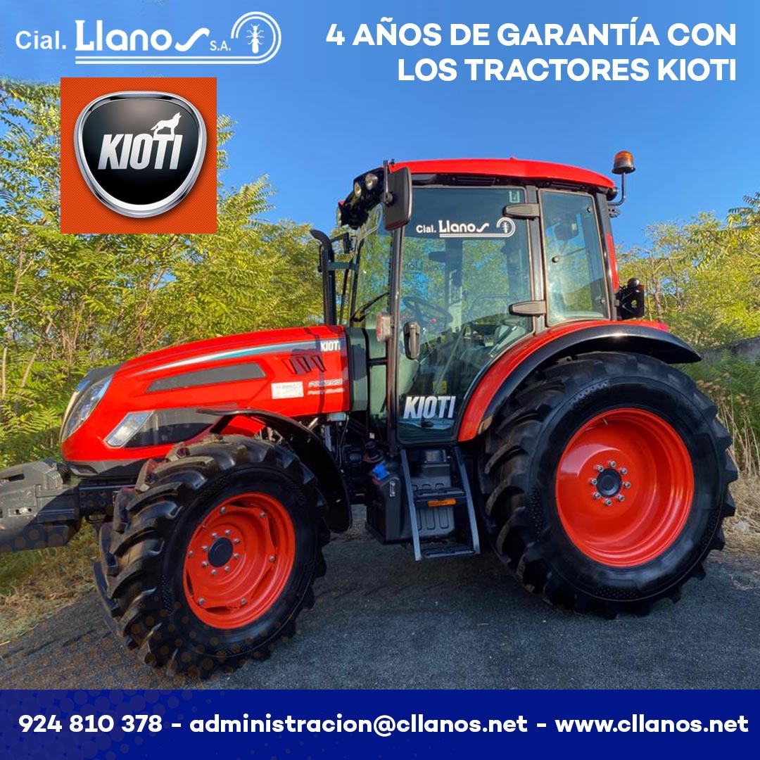 comercial llanos maquinaria agrícola y jardinería - KIOTI PX 1053 Agradecimientos a nuestro amigo manuel - 4 años de garantía con los tractores kioti 2