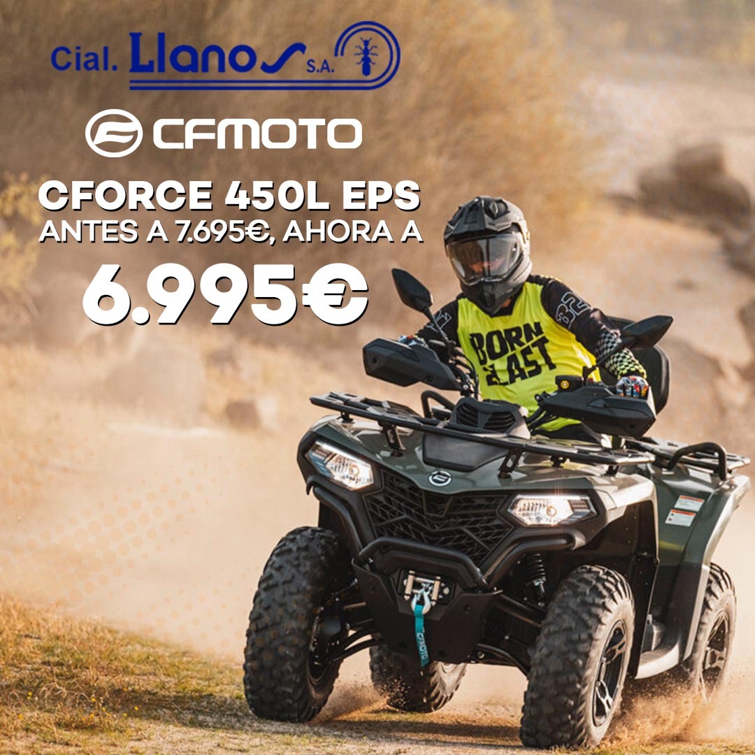 PROMOCIÓN CFORCE CFORCE 450 L EPS 2023 Y CFORCE 850 XC 2023