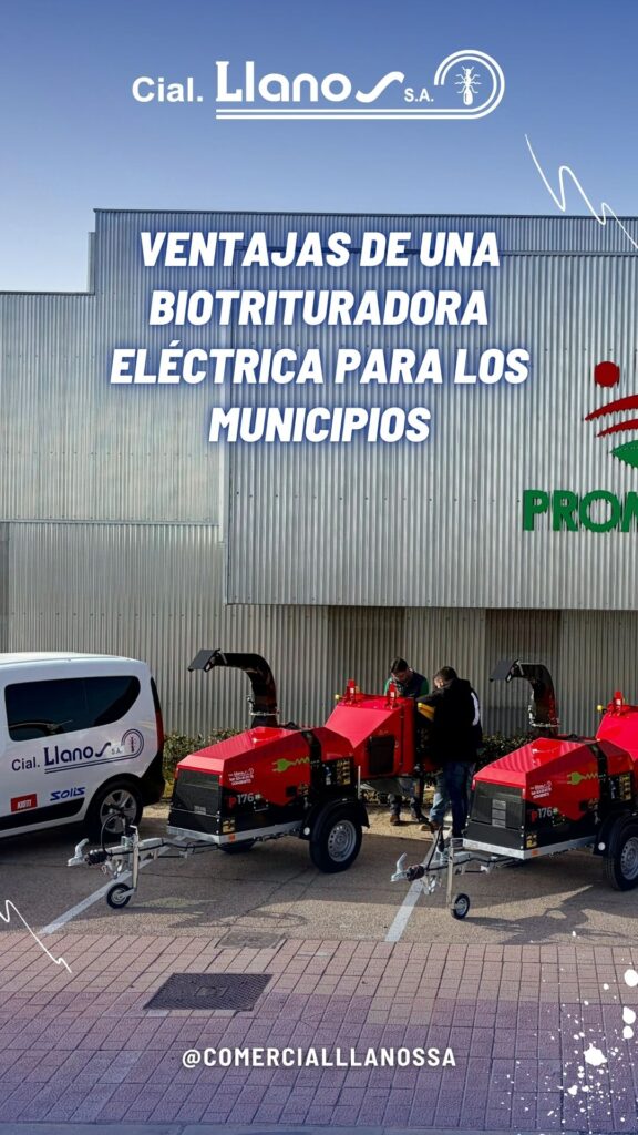 Ventajas de una biotrituradora eléctrica para los municipios