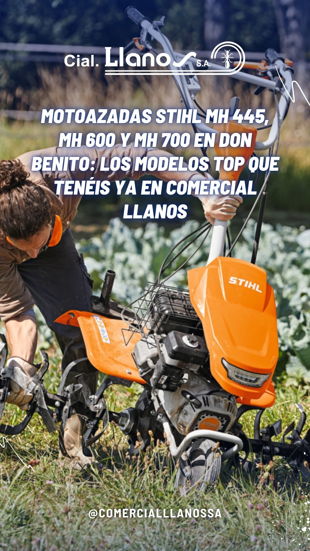 MOTOAZADAS STIHL MH 445, MH 600 Y MH 700 EN DON BENITO_ LOS MODELOS TOP QUE TENÉIS YA EN COMERCIAL LLANOS