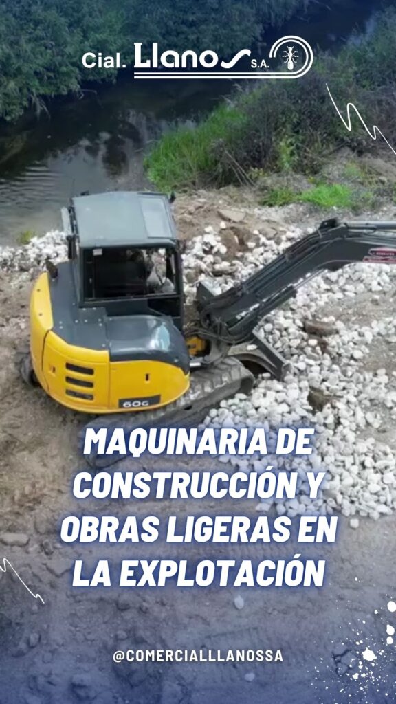 Maquinaria de construcción y obras ligeras en la explotación