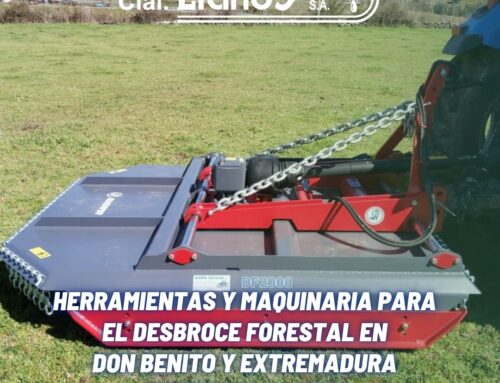 HERRAMIENTAS Y MAQUINARIA PARA EL DESBROCE FORESTAL EN DON BENITO Y EXTREMADURA – COMERCIAL LLANOS