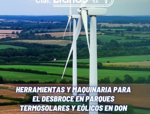 HERRAMIENTAS Y MAQUINARIA PARA EL DESBROCE EN PARQUES TERMOSOLARES Y EÓLICOS EN DON BENITO Y EXTREMADURA